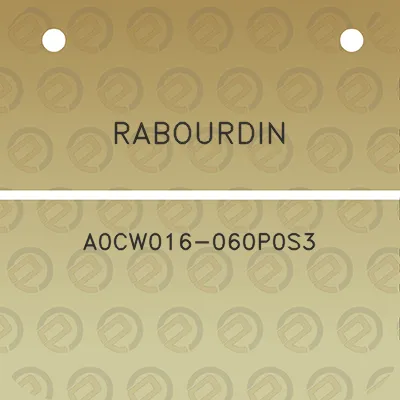 rabourdin-a0cw016-060p0s3