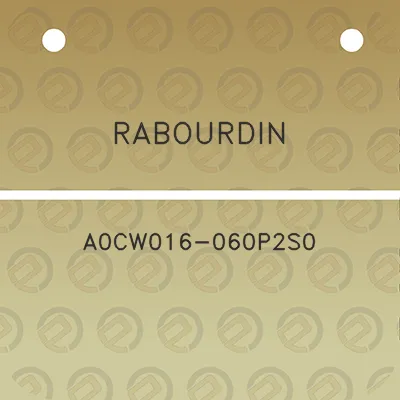 rabourdin-a0cw016-060p2s0