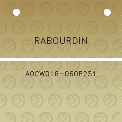 rabourdin-a0cw016-060p2s1