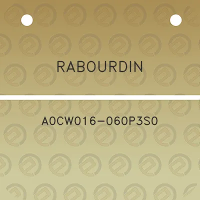 rabourdin-a0cw016-060p3s0