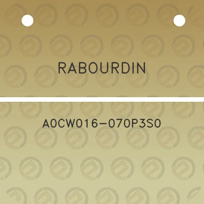 rabourdin-a0cw016-070p3s0