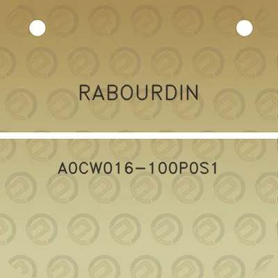 rabourdin-a0cw016-100p0s1