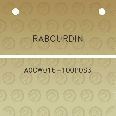 rabourdin-a0cw016-100p0s3