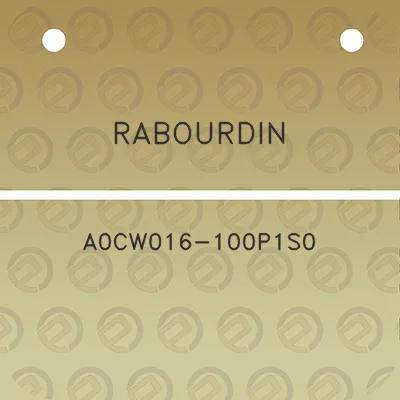 rabourdin-a0cw016-100p1s0