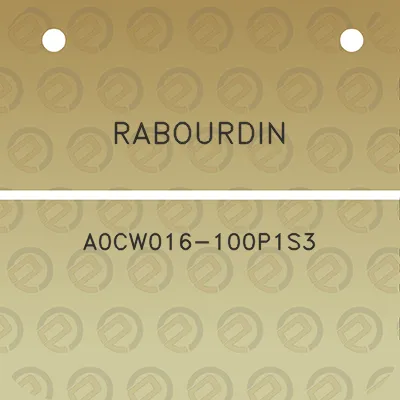 rabourdin-a0cw016-100p1s3