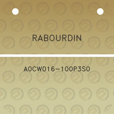 rabourdin-a0cw016-100p3s0