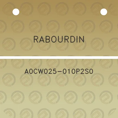 rabourdin-a0cw025-010p2s0