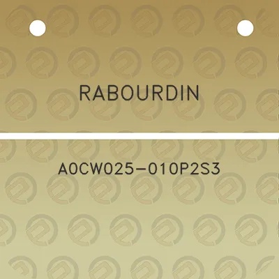 rabourdin-a0cw025-010p2s3