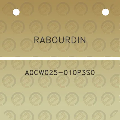 rabourdin-a0cw025-010p3s0