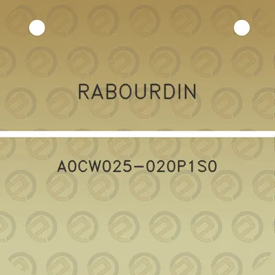 rabourdin-a0cw025-020p1s0