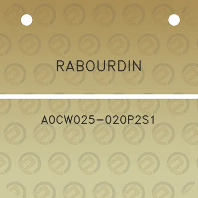 rabourdin-a0cw025-020p2s1