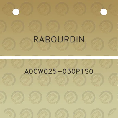 rabourdin-a0cw025-030p1s0