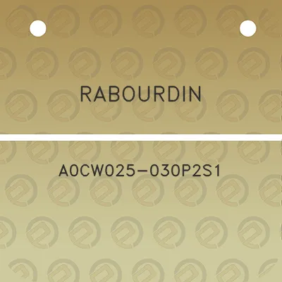 rabourdin-a0cw025-030p2s1