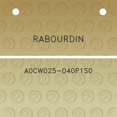 rabourdin-a0cw025-040p1s0