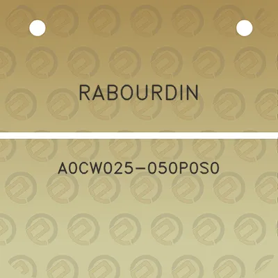 rabourdin-a0cw025-050p0s0