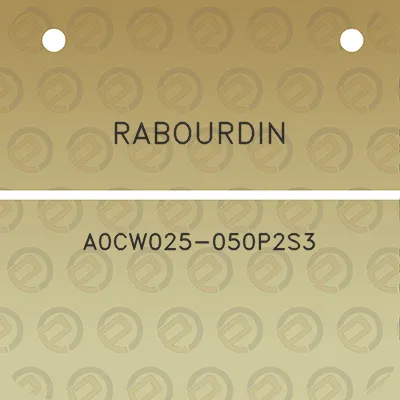 rabourdin-a0cw025-050p2s3