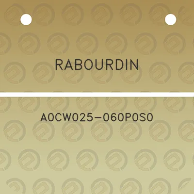 rabourdin-a0cw025-060p0s0