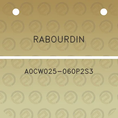 rabourdin-a0cw025-060p2s3