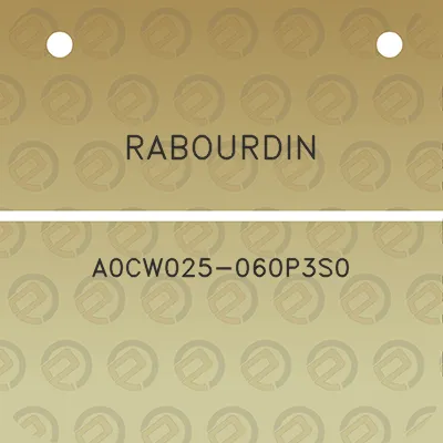 rabourdin-a0cw025-060p3s0