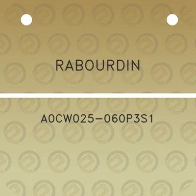 rabourdin-a0cw025-060p3s1