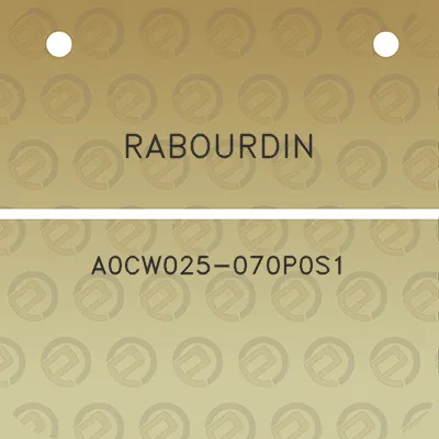 rabourdin-a0cw025-070p0s1