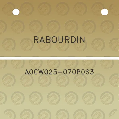 rabourdin-a0cw025-070p0s3