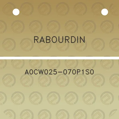 rabourdin-a0cw025-070p1s0