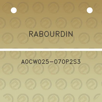 rabourdin-a0cw025-070p2s3