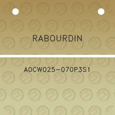 rabourdin-a0cw025-070p3s1