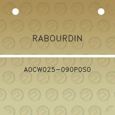 rabourdin-a0cw025-090p0s0