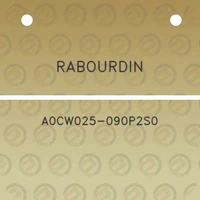 rabourdin-a0cw025-090p2s0