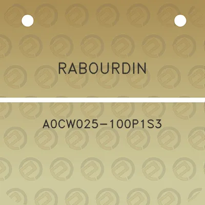 rabourdin-a0cw025-100p1s3