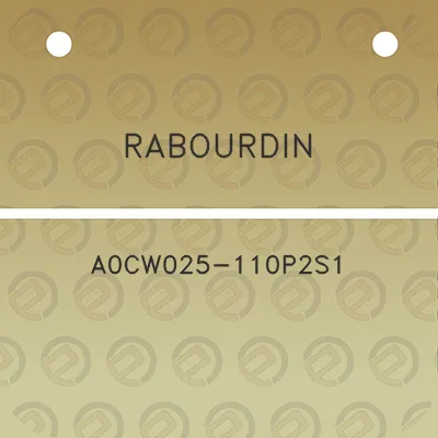 rabourdin-a0cw025-110p2s1