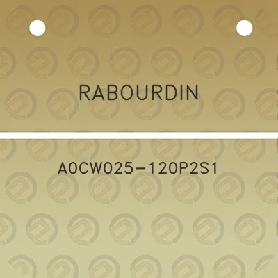 rabourdin-a0cw025-120p2s1