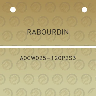 rabourdin-a0cw025-120p2s3