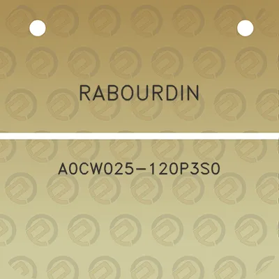 rabourdin-a0cw025-120p3s0