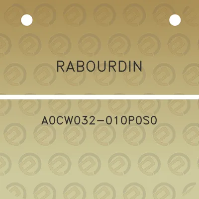 rabourdin-a0cw032-010p0s0