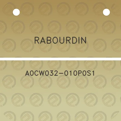 rabourdin-a0cw032-010p0s1