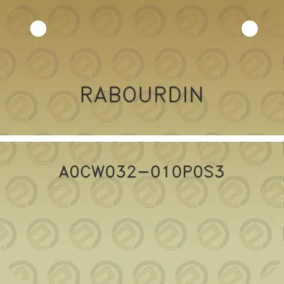 rabourdin-a0cw032-010p0s3