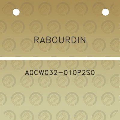 rabourdin-a0cw032-010p2s0