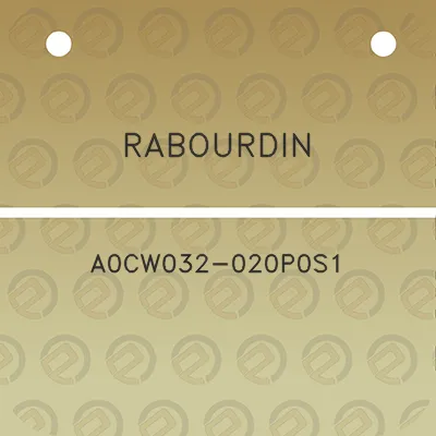 rabourdin-a0cw032-020p0s1