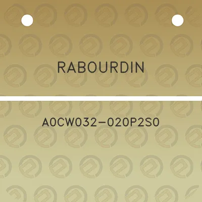 rabourdin-a0cw032-020p2s0