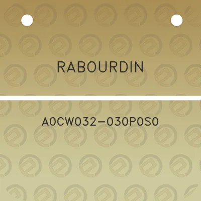 rabourdin-a0cw032-030p0s0