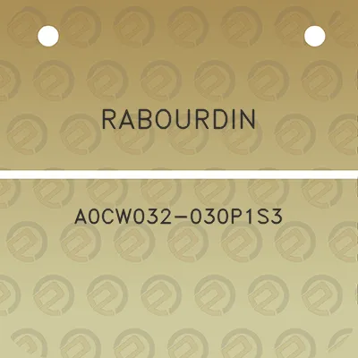 rabourdin-a0cw032-030p1s3