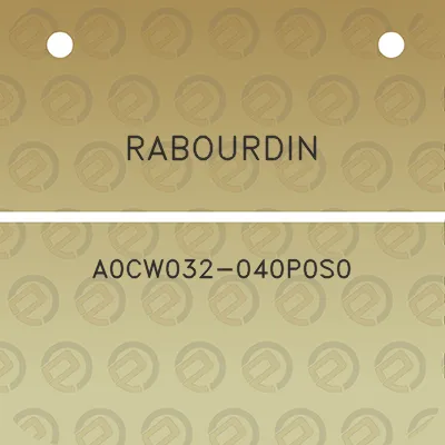 rabourdin-a0cw032-040p0s0