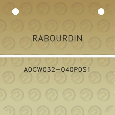 rabourdin-a0cw032-040p0s1