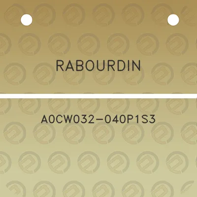 rabourdin-a0cw032-040p1s3