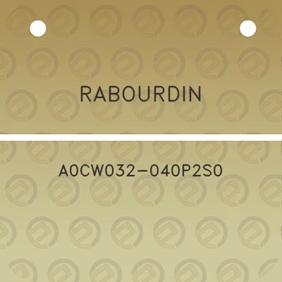 rabourdin-a0cw032-040p2s0