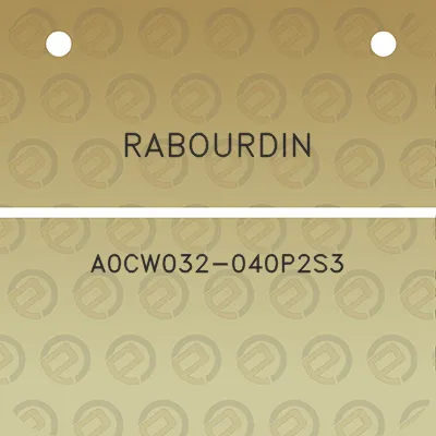 rabourdin-a0cw032-040p2s3