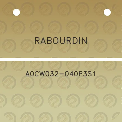 rabourdin-a0cw032-040p3s1